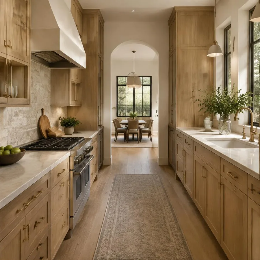 The Concord galley, a concept kitchen remodel with natural materials