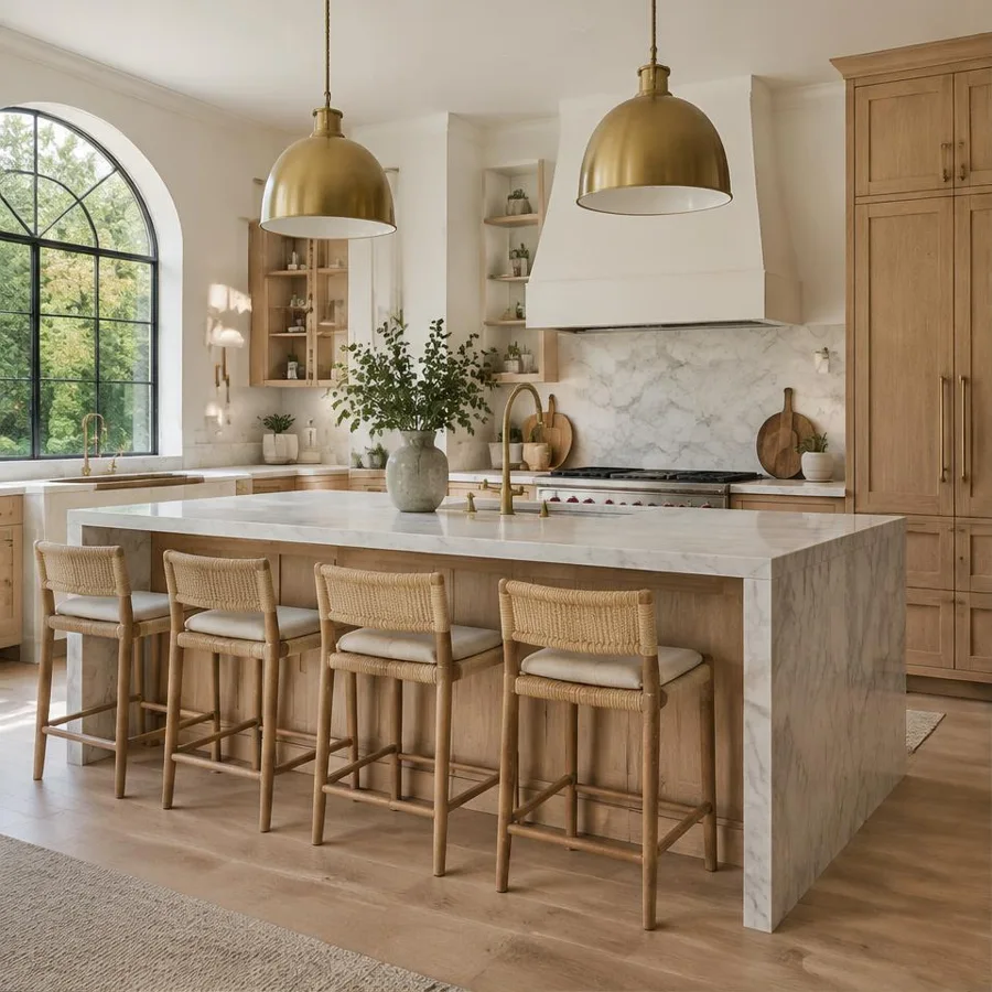 The Matthews kitchen, a concept kitchen remodel with natural materials